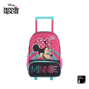 MOCHILA CON CARRO DISNEY MINNIE 16"